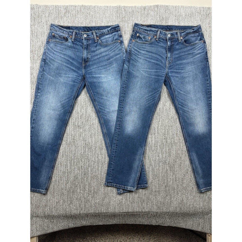 Lot Of 2 Levis 541 Jeans Mens 32x30 Blue Stretch Athletic Taper Red Tab Flex